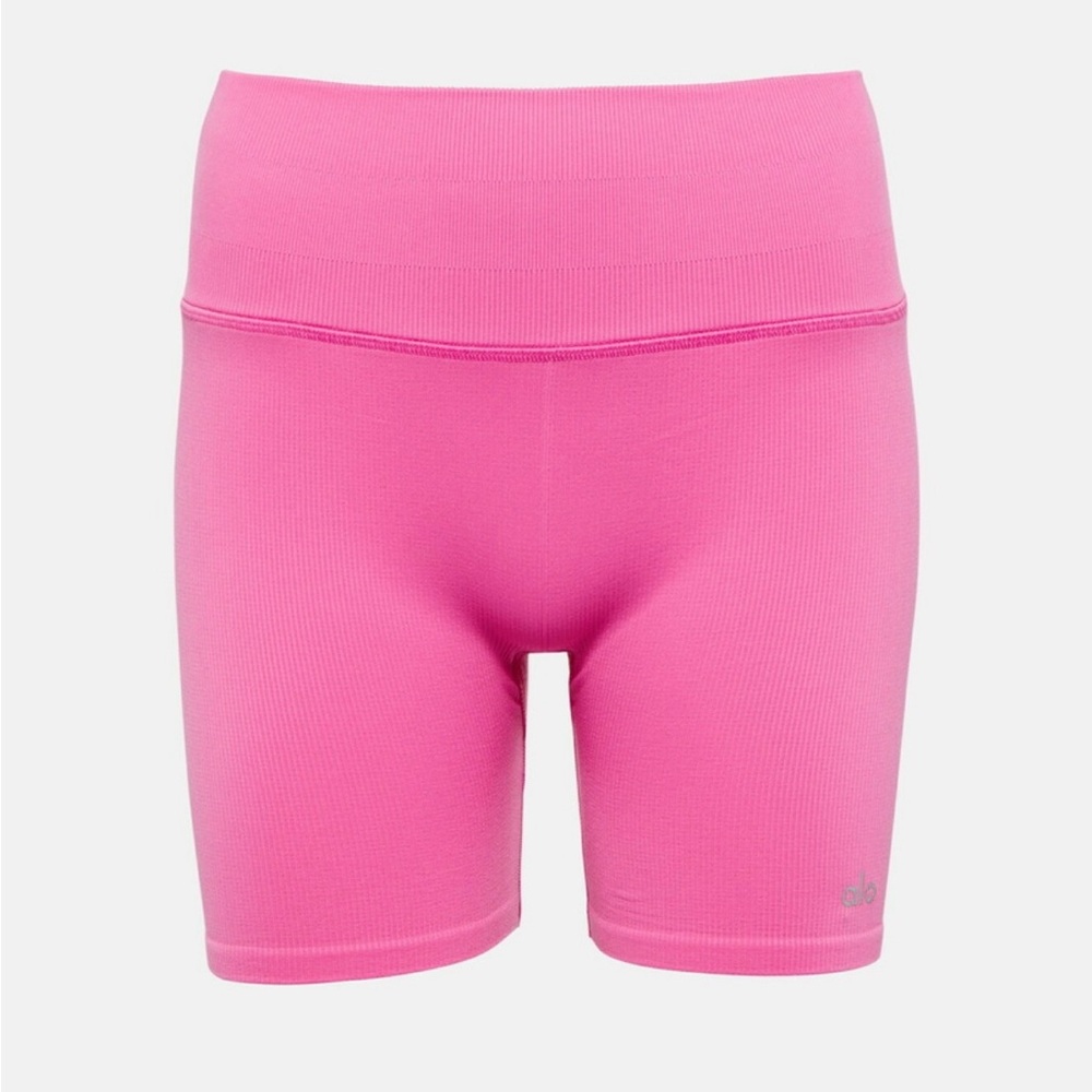 ALO Seamless Ribbed Favorite Short - Picture 4 of 11